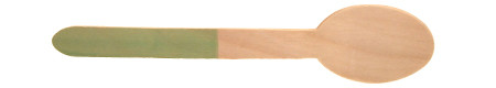 Multicolor Wooden Cutlery Eco-Friendly Disposable Wooden Cutlery with Color Knife Fork Spoon