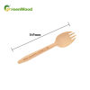 Eco-Friendly Biodegradable Disposable Wooden Spork Made in Chinese Factories