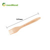 Birch Fork Eco-Friendly Biodegradable Disposable Wooden Fork Customized LOGO Fork Private Label