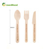 Eco-Friendly Disposable Wooden Cutlery Set - 140mm for Fast food