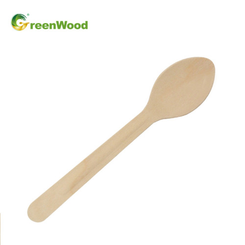 Eco-Conscious 160mm Birchwood Spoons| Wholesale Disposable Wooden Tableware with Enhanced Grip - OEM/ODM & Custom Bulk Orders Welcome