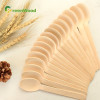 160mm Birch Spoon Biodegradable Disposable Wooden Spoon Customized | Eco-Friendly Wooden Spoon Private Label
