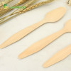 185mm Disposable Wooden Spoon Eco-Friendly Biodegradable Wooden Spoon For Food/Dessert