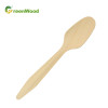 185mm Disposable Wooden Spoon Eco-Friendly Biodegradable Wooden Spoon For Food/Dessert