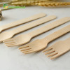 140mm Birch Fork Disposable Wooden Fork | Eco-friendly Compostable Fork Wooden Cutlery Natural Biodegradable