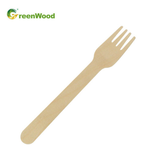 140mm Birch Fork Disposable Wooden Fork | Eco-friendly Compostable Fork Wooden Cutlery Natural Biodegradable