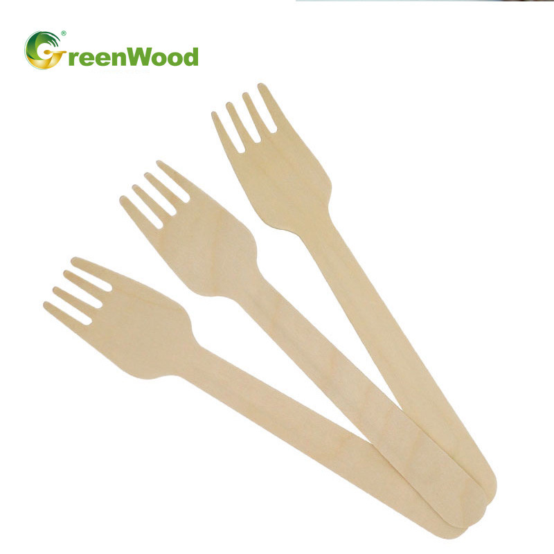 160mm Disposable Wooden Fork,Natural Biodegradable Wooden Fork,Wooden Fork With Raised Handle,Eco-friendly Compostable Wooden Fork,Wooden Fork Wholesale,Wooden Fork Private Label,Wooden Fork Customized LOGO