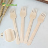 160mm Disposable Wooden Fork | Natural Biodegradable Wooden Fork With Raised Handle | Eco-friendly Compostable Fork Wholesale