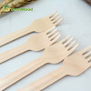 160mm Disposable Wooden Fork | Natural Biodegradable Wooden Fork With Raised Handle | Eco-friendly Compostable Fork Wholesale