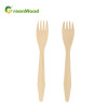 185mm Disposable Wooden Fork With Raised Handle | Natural Biodegradable Wooden Fork | Eco-friendly Compostable Fork