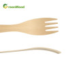 185mm Disposable Wooden Fork With Raised Handle | Natural Biodegradable Wooden Fork | Eco-friendly Compostable Fork