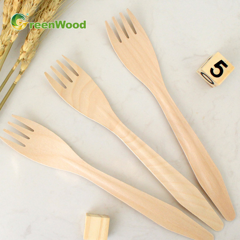165mm Disposable Wooden Fork,Wooden Fork,Birch Fork,Natural Biodegradable Birch Fork,Eco-friendly Compostable Wooden Fork,Wooden Fork Wholesale,Wooden Fork,Wholesale Disposable Fork