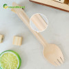 165mm Disposable Wooden Spork | Eco-friendly Compostable Natural Biodegradable Wooden Spork Wholesale