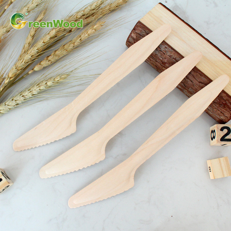 Wooden Knife,Wooden Knife Manufacturer,185mm Disposable Wooden Knife,Natural Biodegradable Wooden Knife,Eco-friendly Compostable Wooden Knives,Wooden Knife Factory,Cake Wooden Knife,Dessert Wooden Knife