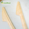 165mm Disposable Wooden Knife With Raised Handle | Natural Biodegradable Wooden Knife | Eco-friendly Compostable Knives