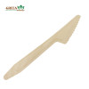 165mm Disposable Wooden Knife With Raised Handle | Natural Biodegradable Wooden Knife | Eco-friendly Compostable Knives
