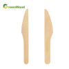 165mm Disposable Wooden Knife With Raised Handle | Natural Biodegradable Wooden Knife | Eco-friendly Compostable Knives