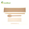 Disposable Bamboo Chopsticks and Wooden Spoon Toothpicks Set with Paper Bag For Fast food Restaurant