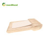 Eco-Friendly Disposable Wooden Cutlery with POF Skrinked Bag Disposable Wooden Tableware