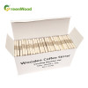 Eco-Friendly Disposable Wooden Coffee Stirrer for Vending Machine Use Biodegradable Stirrer