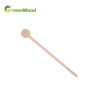 Round Head Disposable Wooden Stirrers for Coffee Shop Use Bulk Packing Coffee Stirring Bar