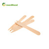 Eco-Friendly Biodegradable Disposable Wooden Fruit Fork for Party Use Wooden Cake Fork Chip Fork