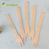 120mm - Wooden Fork Eco-Friendly Biodegradable Disposable Wooden Fruit Fork Sale by Bulk