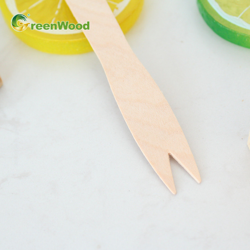 95mm Wooden Fork,Disposable Wooden Fork,Disposable Wooden Fruit Fork,Birch Fruit Pick,Wooden Food Fork,Wooden Cake Fork,Wooden Fork Private Label,Wooden Fork Customized