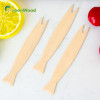 90mm - Wooden Fork Biodegradable Disposable Wooden Fruit Fork For Take-out Wooden Food Picks Fork Wholesale