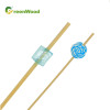 Multicolor Wooden Cocktail Skewer Eco-Friendly Color Disposable Food Wooden Decorative Skewer For Fruit Kabobs